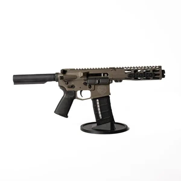 AR15 pistol by Leviathan Defense, featuring custom design; premium weapon systems, firearms Michigan, Hollywood weapons.