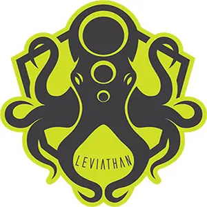 Leviathan Defense logo featuring an octopus design for premium weapon systems and custom firearms.